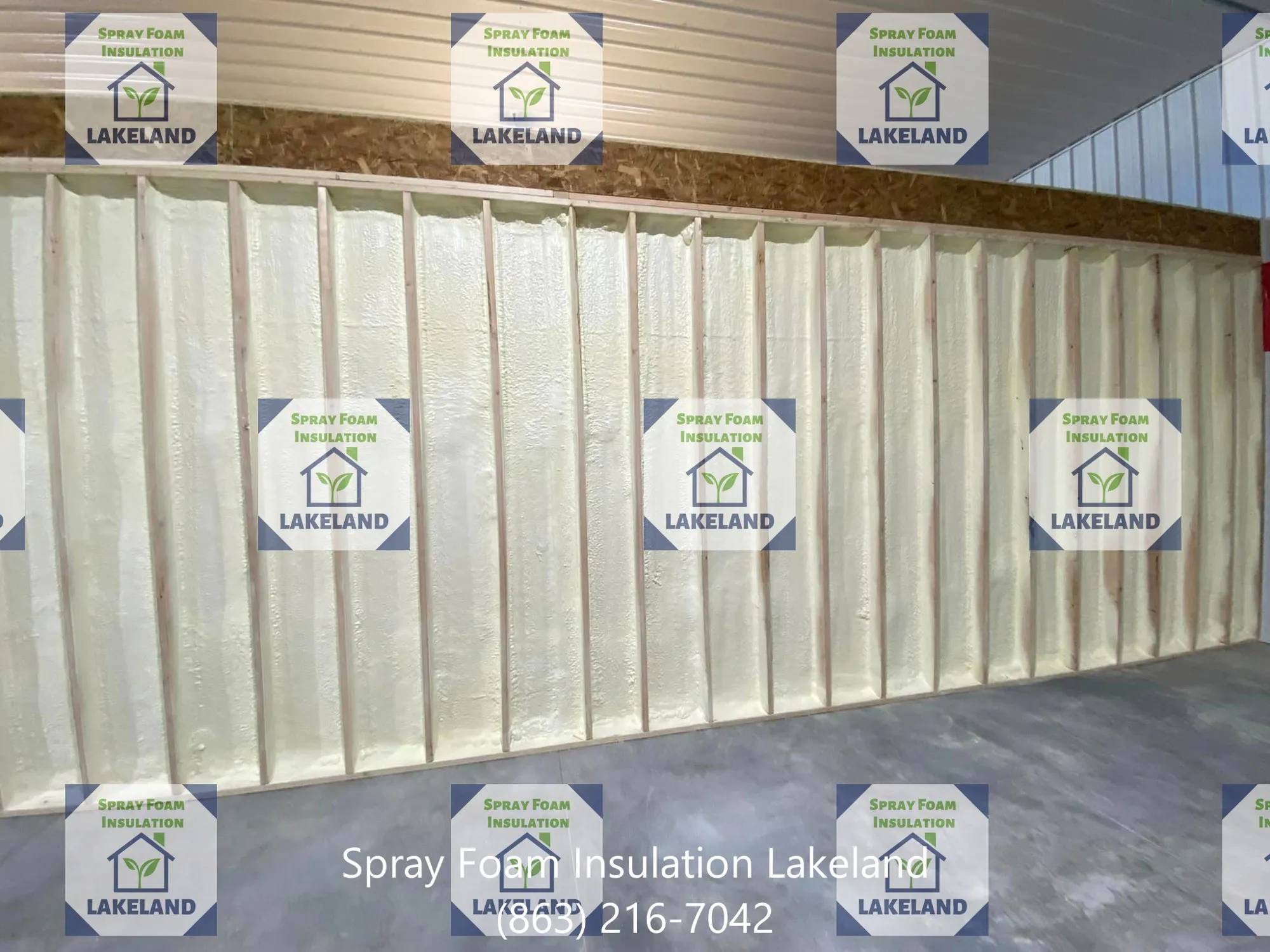 Foam insulated attic and duct area
